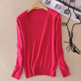 Sweater Female Knitted Pullover Women Winter Sweaters Autumn O Neck Cashmere Sweater Women Jumper O Neck Pull