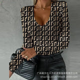 Neck Women Solid Sexy Slim Fit Full Sleeve Tops Thin Splice Simple Regular T Shirts Casual Ladies Autumn Winter 2023-Outfit