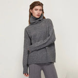 Women Autumn Winter Knitted Turtleneck Cashmere Sweater Female Spring Autumn Pullover Jumper Sweaters Casual Loose