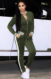 Striped Velour