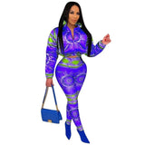Bomber Cropped Puffer Jacket Colorful Bubble Coat and Leggings Sexy 2 Piece Sets Winter Clothes Womens Outfits