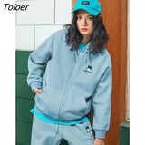 Women Coats with Hat Shorts Spring Autumn Winter Long Sleeve Zipper Loose Solid Embroidery Print Chic Outwear Sport