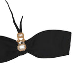 Toloer New Swimsuit Luxury Crystal Diamond Chain Women's Split Swimsuit Strapless Strap Sexy