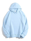 Women Hooded Sweatshirts Pullover Oversized Thick Solid Loose Cotton Sweatshirt Vintage Winter Hoodies Women Overzise