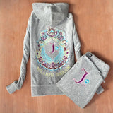 Spring Autumn Women's Velvet Tracksuits Long Sleeve Letter Pattern Embroidery Hoodies women two piece outfits