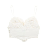 New Heart-Shaped Fluffy Sexy Short Halter Top 7200004-Outfit