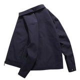 Men British Style Thin Jackets Autumn New Men's Solid Color Comfortable Jacket Male Brand Business Casual Jacket