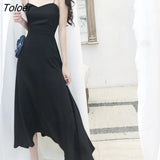 Dress Women Vintage Summer Red Dresses Backless Sexy Long Style Korean Fashion Loose Vestido De Mujer Off