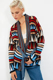 Trendyol Lacing Detailed Jacquard Knitwear Cardigan