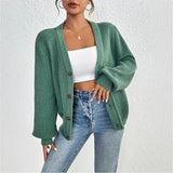 2025 Long Cardigan Hoodie Knitted Sweater Jacket Long