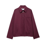 Women's Explosive Collar Zipper Pocket Long-Sleeved
