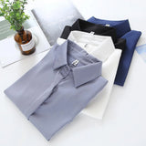 solid color ladies shirts Women's Blouses Spring Autumn Long Sleeve Shirts Tops Blusas