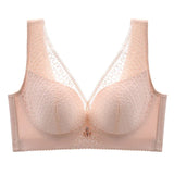 Plus Size Bras for Women Lace Sexy Lingerie Push Up Underwear Female Vest Bralette C D E