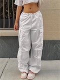 Y2K Baggy Parachute Drawstring Cargo