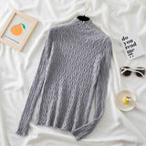 Winter Pullover Turtleneck Women Sweaters 2022 Cashmere Warm Slim Tops Sweater Knitted Jumper Solid Soft Pull Femme