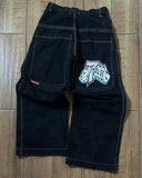 Baggy Jeans Hip-Hop Street Clothing Vintage Harajuku High-Waist Wide-Leg Jeans-Outfit