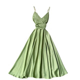 Gentle Wind Long Dress Children's Summer Dress 2023 New Goddess Heart Machine Open-Back Strap Halter Dress-Outfit