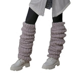 Women Lolita Knitted Socks Fall Winter Leg Warmers Kawaii Harajuku Thermal Stockings Thigh High Socks Woman Female Lingerie-Outfit