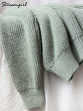 Oversized Knitted Sweater Women Winter Autumn Warm Pullovers Oversize Jumper Thick Loose Sweaters For Women Fashion