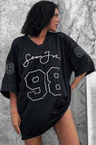Casual Half Sleeve Loose American Football T-Shirt