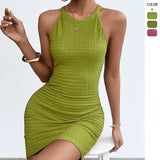 Summer Women's New Holiday Sling Strap Print Long Dress Super