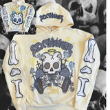 Freedom Camisa Long-Sleeved Hoodie Oversized Harajuku