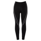 Sisterlinda Elastic Cool Matching Sets Long Sleeve Cropped Top And Pants 2 Piece Suits Women Clothing Striped Sportswear