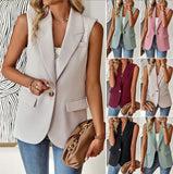 New Casual Fashion Temperament Suit Vest Women's