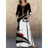 Spring Autumn 3D Ruffles Befree Maxi Dress Large Big Sexy Full Long Sleeve Boho Party Elegant