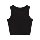 Base Vests 2024 Summer New Fashion Sexy Women's Crop Tops Sling Vest Camis-Outfit