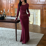 Summer New Women's Sexy Hanging Neck V Tie With Body-Dexed Open Fork Dress