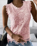Explosion Women's 2025 Summer New T-Shirt Back Jacket Lace