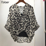 Two Piece Chiffon Shirt Women Summer Half Sleeve Loose V-Neck Casual Blouse Women Sexy Loose Striped Shirts Tops