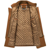 Winter Brand Men Solid Wool Blend Coat Men Fashion Casual Double Collar Wool Overcoat Thick Warm Wild Wool Coats