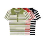 Spring New Round Neck Solid Color Loose Female Design Sense Niche Knitting Shirt