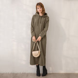 2025 Autumn And Winter New Fashion Temperament Loose Display Lanky Long Sleeve Dress