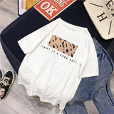 Leopard Print T shirts Women 2019 Spring Summer Hot Tees Casual O-Neck Short Sleeve Harajuku Cool T-shirt Female