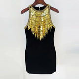 Fashion New Star Heavy Metal Nails Set With Elastic Waistcoat