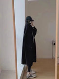 Woman Winter 2022 Solid Color Long Knitting Cardigan Sweater Coat Women Clothing Oversized Cardigan Tops Thick