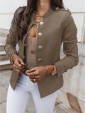 Burst Long Sleeve Rebuttoned Small Suit Short