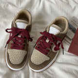 Embroidered Heart Patch Sneakers-Outfit