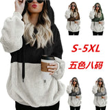 And Winter 2025 Tie-Up Hooded Hooded Tweed