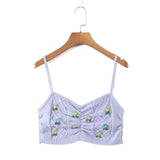 Neck Women Top Sweater Cardigan Flower Knittend Cardigans Single Breasted Oversize Sweaters Vintage Cropped