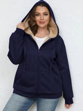 Size Women's Winter Explosion Warm Plush Hoodie