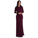 Autumn New Women's Round Collar Design Feeling Wrinkled Waist