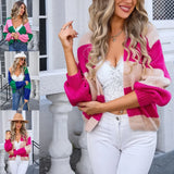 2025 Long Cardigan Hoodie Knitted Sweater Jacket Long