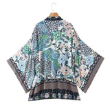 Phoenix Flower Printed Sweater Women's Cotton Jacket Jacket