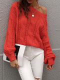 Sweater Oversize Women 2022 Winter Clothes Knitted Pullover Loose Blue Sweater For Women Pull Women's Sweaters
