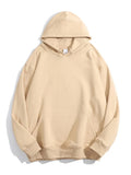Women Hooded Sweatshirts Pullover Oversized Thick Solid Loose Cotton Sweatshirt Vintage Winter Hoodies Women Overzise