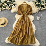 Version Of Retro Fashion Collar Collar Short-Sleeved Knitting Top + High-Waisted Casual Broad-Legged Trousers 2025 Summer